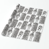 Patroonzebras Cadeaupapier (Uitgerold)