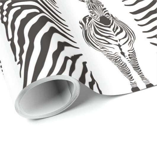 Patroonzebras Cadeaupapier (Rol Hoek)