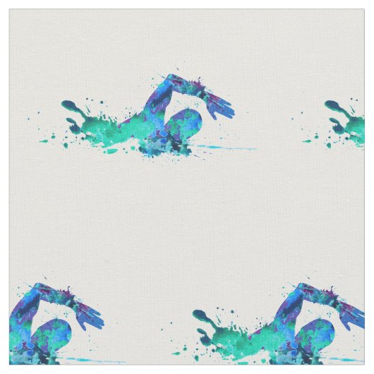 Patroonzwemmer maken stof (Close Up)