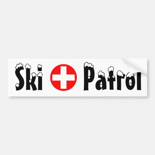 Patrouille - bumpersticker (Voorkant)