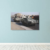 patrouille canvas afdruk (Insitu (Houten vloer))