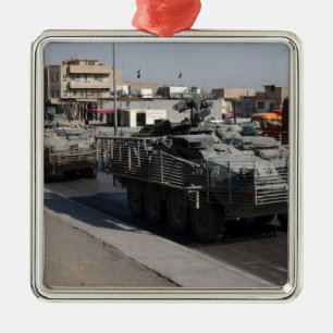 patrouille metalen ornament