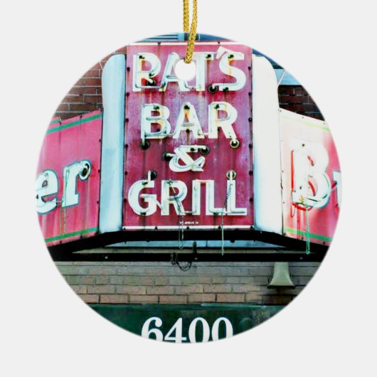 Pat's Bar Saint Louis, St. Louis Keramisch Ornament (Voorkant)