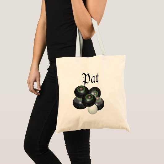 Pats Lawn Bowls Canvas tas (Voorkant (product))