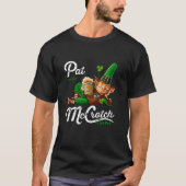 Pats Mccrotch Irish Pub Leprechaun Funny St Patric T-shirt (Voorkant)