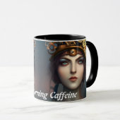 Pat's Morning Cafeïne Gepersonaliseerde  Mok (Voorkant rechts)