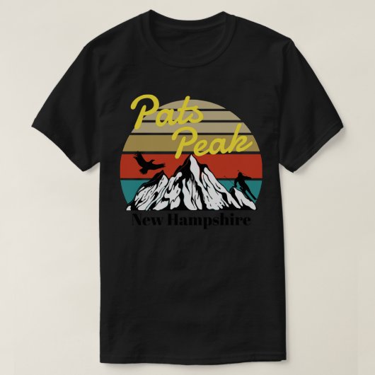 Pats Peak Ski New Hampshire 1 T-shirt (Design voorkant)
