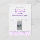 patspickdragonat visitekaartje (Achterkant)