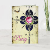 Patsy cross notitiekaartje (Voorkant)