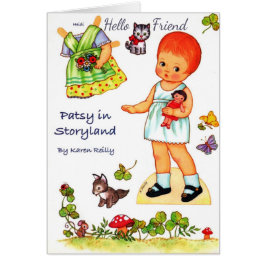 Patsy in Storyland Paper Doll snijdt kledingkaart 