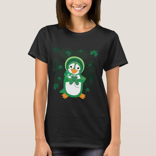  Patsy Penguin St. Patrick's Day Shirt (Voorkant)