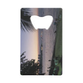 Pattaya Beach Sunset ... Chonburi, Thailand Creditkaart Flessenopener (Voorkant)