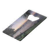 Pattaya Beach Sunset ... Chonburi, Thailand Creditkaart Flessenopener (Voorkant Gekanteld)