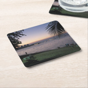 Pattaya Beach Sunset ... Chonburi, Thailand Kartonnen Onderzetters