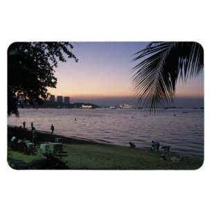 Pattaya Beach Sunset ... Chonburi, Thailand Magneet