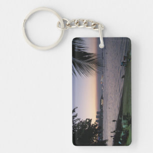 Pattaya Beach Sunset ... Chonburi, Thailand Sleutelhanger