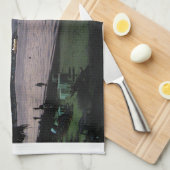 Pattaya Beach Sunset ... Chonburi, Thailand Theedoek (Quarter Fold)