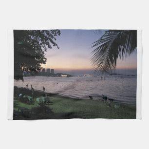 Pattaya Beach Sunset ... Chonburi, Thailand Theedoek