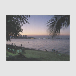 Pattaya Beach Sunset ... Chonburi, Thailand Tissuepapier