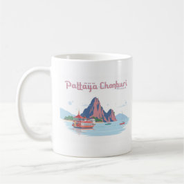 Pattaya Chonburi Thailand Pastelreizen Koffiemok