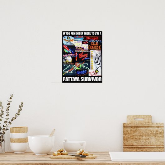 Pattaya Survivor Poster (Keuken)