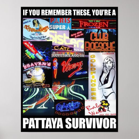 Pattaya Survivor Poster (Voorkant)