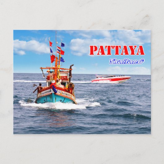Pattaya - Thailand Briefkaart (Voorkant)