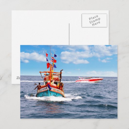 Pattaya - Thailand Briefkaart (Voorkant / Achterkant)