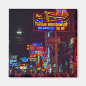 Pattaya Walking Street in Thailand Magneet (Voorkant)