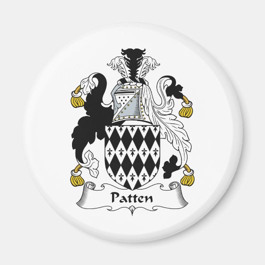 Patten Family Crest Magneet (Voorkant)