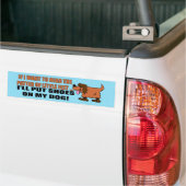 Patter of Little Feet Bumpersticker (Op Truck)