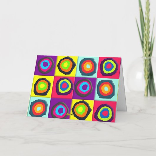 pattercirkels bedankkaart (Achterkant)