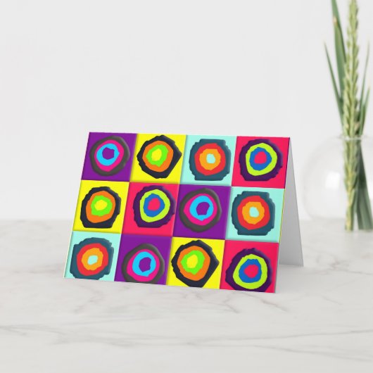 pattercirkels bedankkaart (Voorkant)