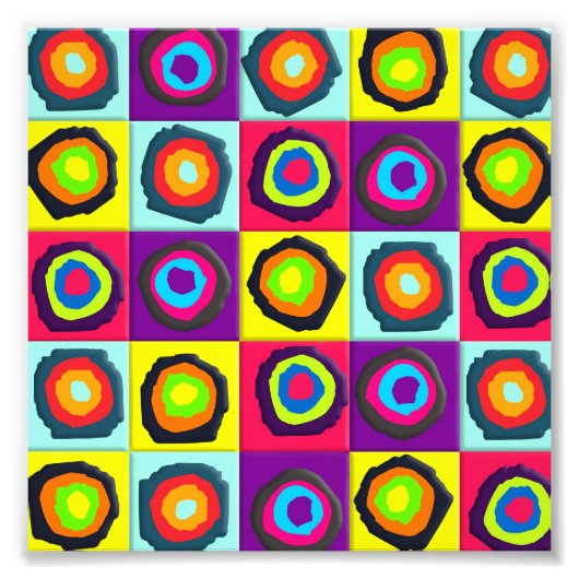 pattercirkels foto afdruk (Voorkant)