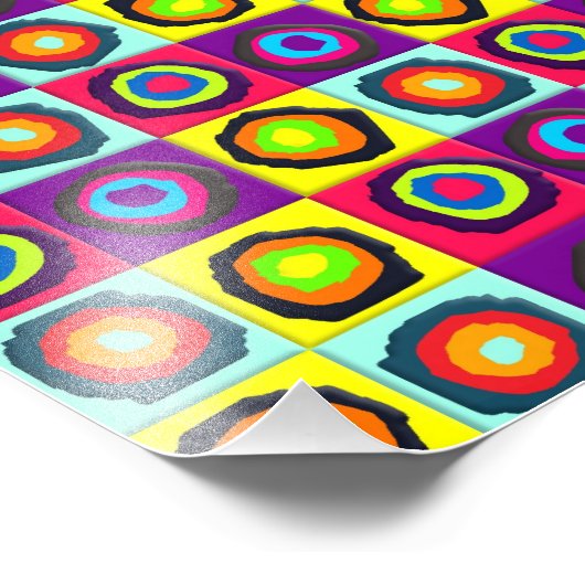 pattercirkels foto afdruk (Hoek)