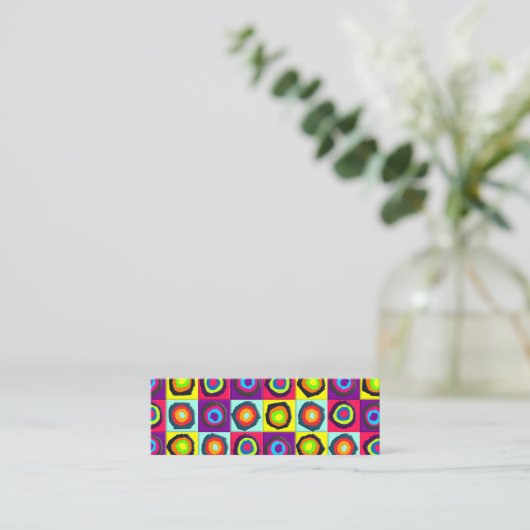 pattercirkels klantenkaartje (Staand voorkant)