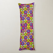 pattercirkels lichaamskussen (Achterkant (Verticaal))