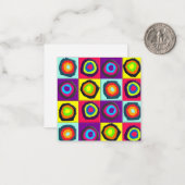 pattercirkels notitiekaartje (Voorkant / Achterkant in situ)