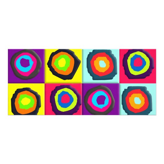 pattercirkels reclamekaart (Voorkant)