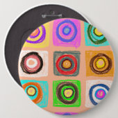 pattercirkels ronde button 6,0 cm (Voorkant /achterkant)