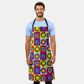 pattercirkels schort (Gedragen)