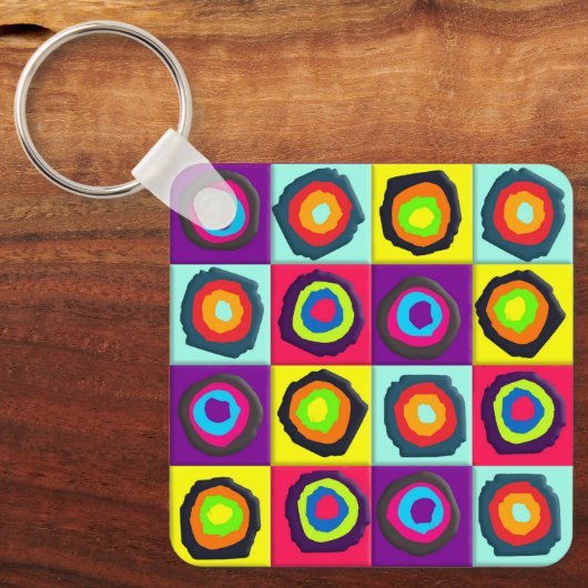 pattercirkels sleutelhanger (Voorkant)