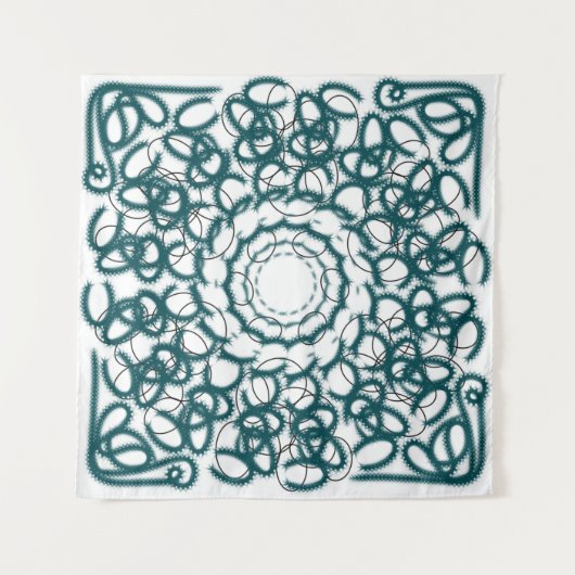 pattercirkels wandkleed (Voorkant)