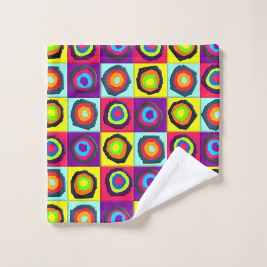 pattercirkels washandje (Wasdoekje)