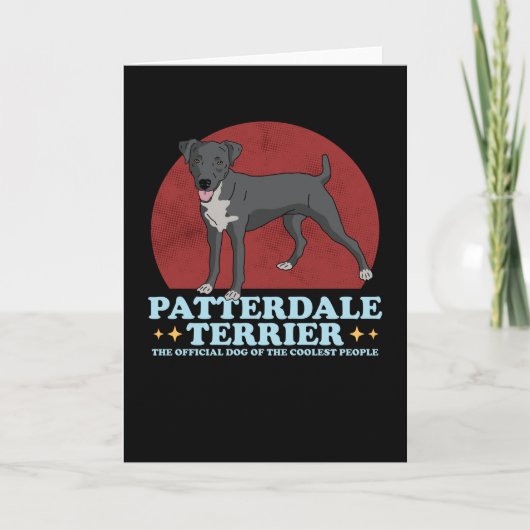 Patterdale Terrier Dog of the Coolest Patterdales Kaart (Voorkant)