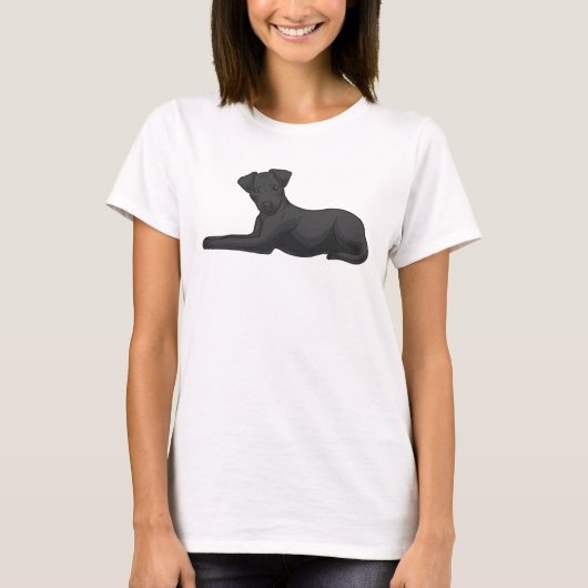 Patterdale Terrier Dog T-shirt (Voorkant)