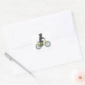 Patterdale Terrier Dog Vierkante Sticker (Envelop)