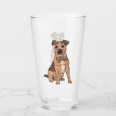 Patterdale Terrier Glas (Voorkant)