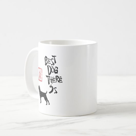 Patterdale Terrier Koffiemok (Voorkant links)