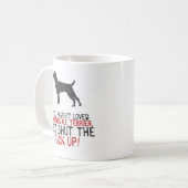 Patterdale Terrier Koffiemok (Voorkant links)